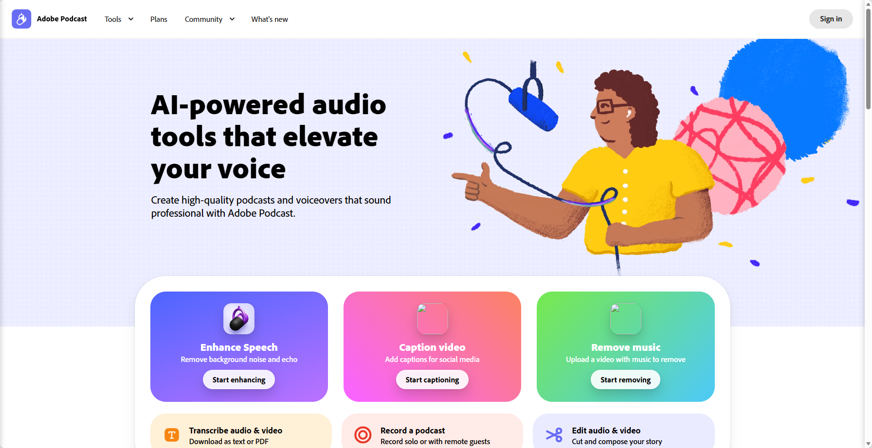 Adobe Podcast