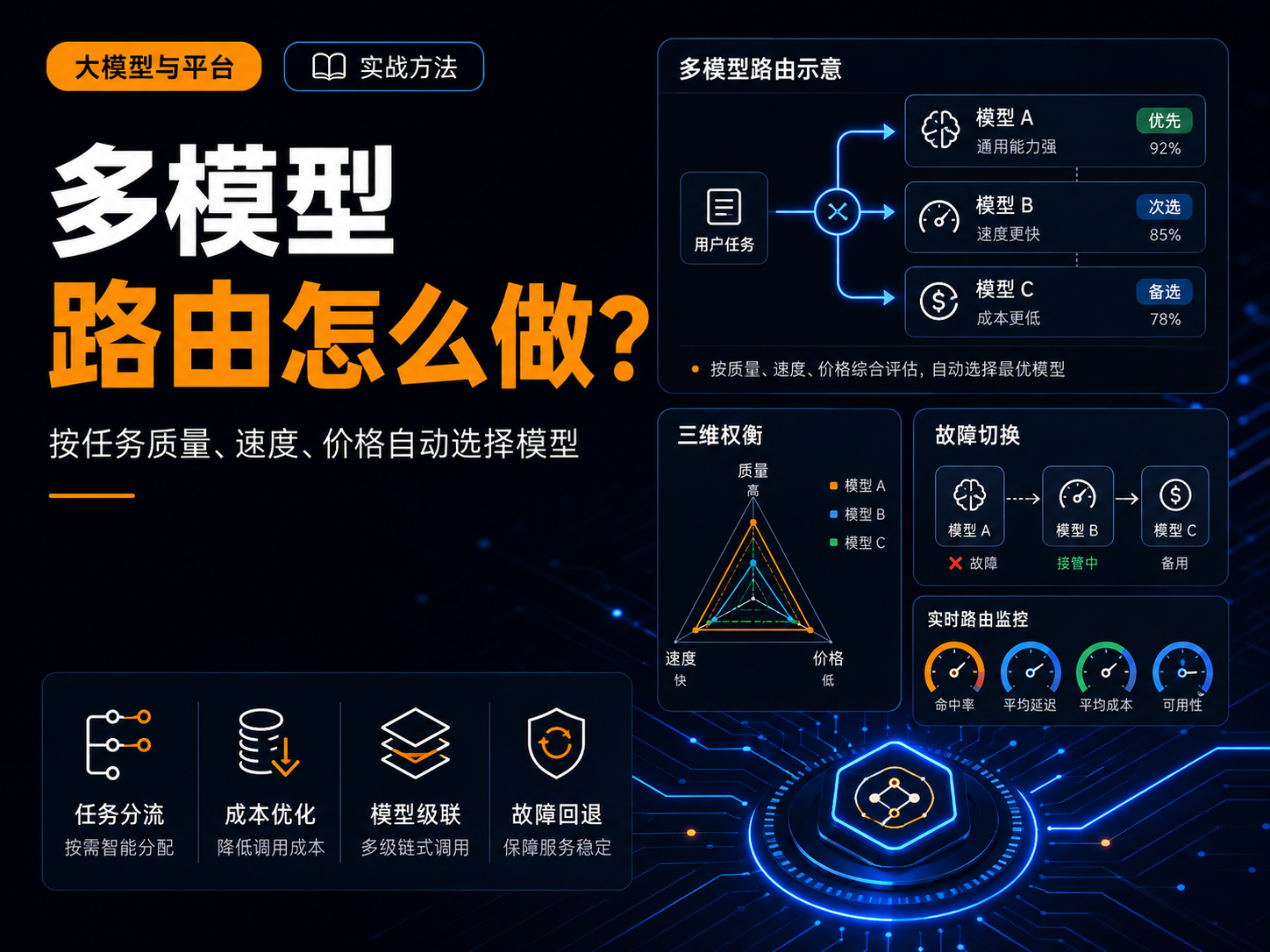 多模型路由怎么做？按任务质量、速度、价格自动选择模型