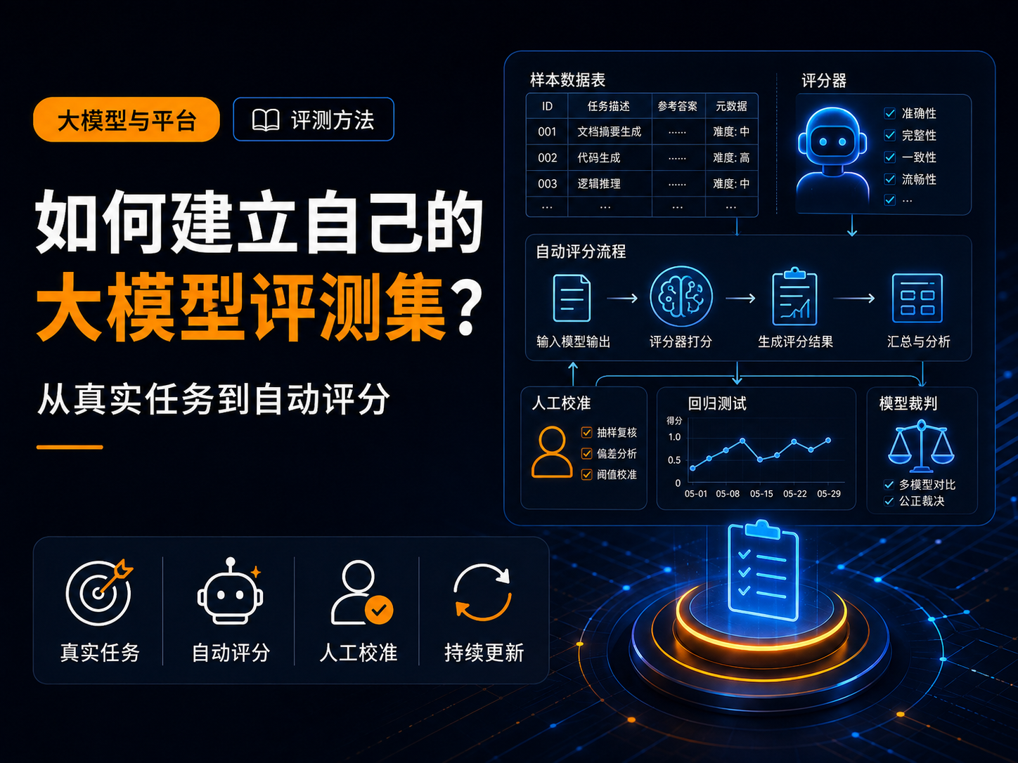 如何建立自己的大模型评测集？从真实任务到自动评分