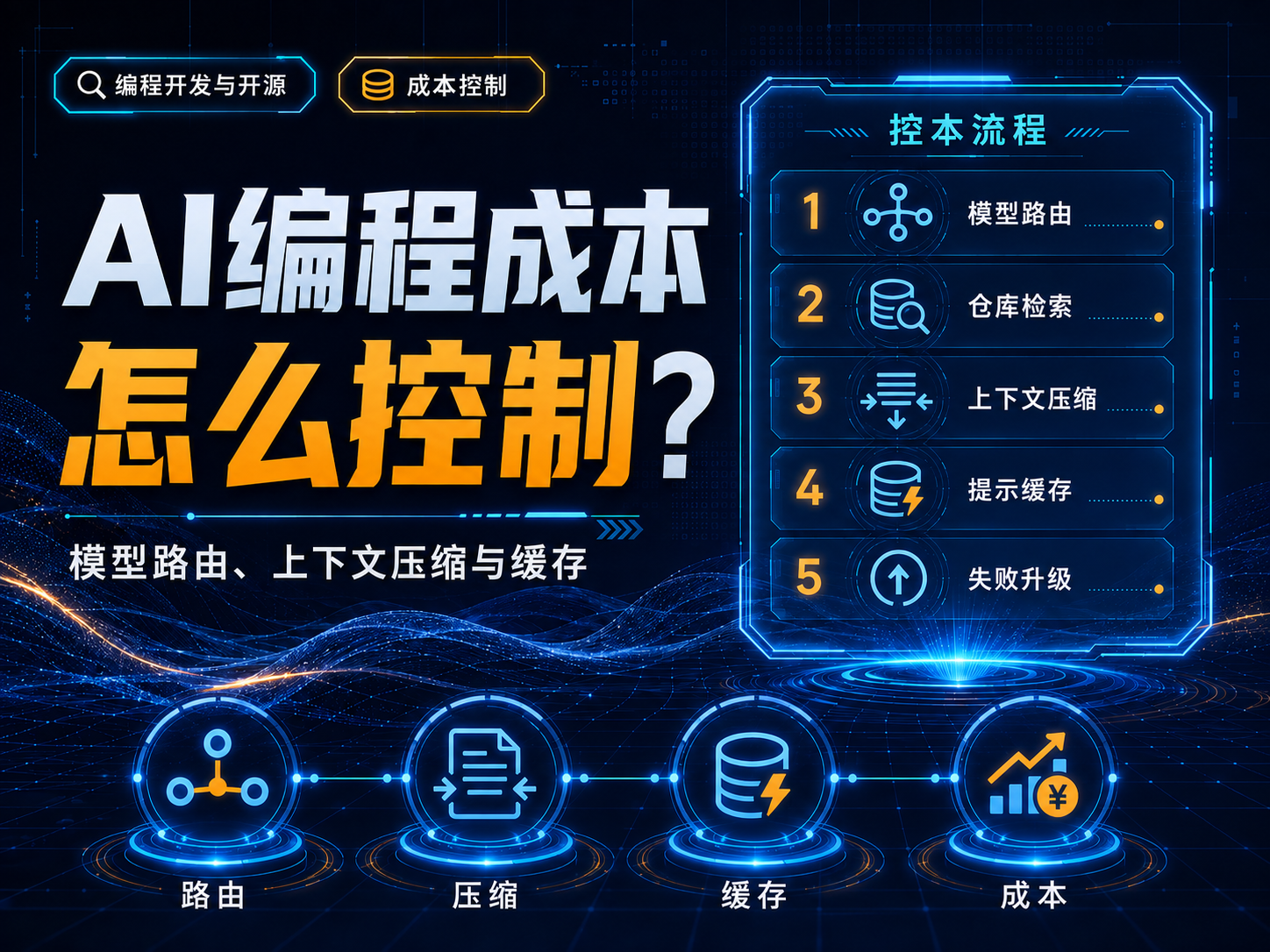 AI编程成本怎么控制？模型路由、上下文压缩与缓存