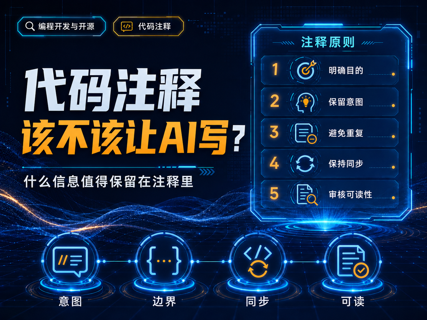 代码注释该不该让AI写？什么信息值得保留在注释里