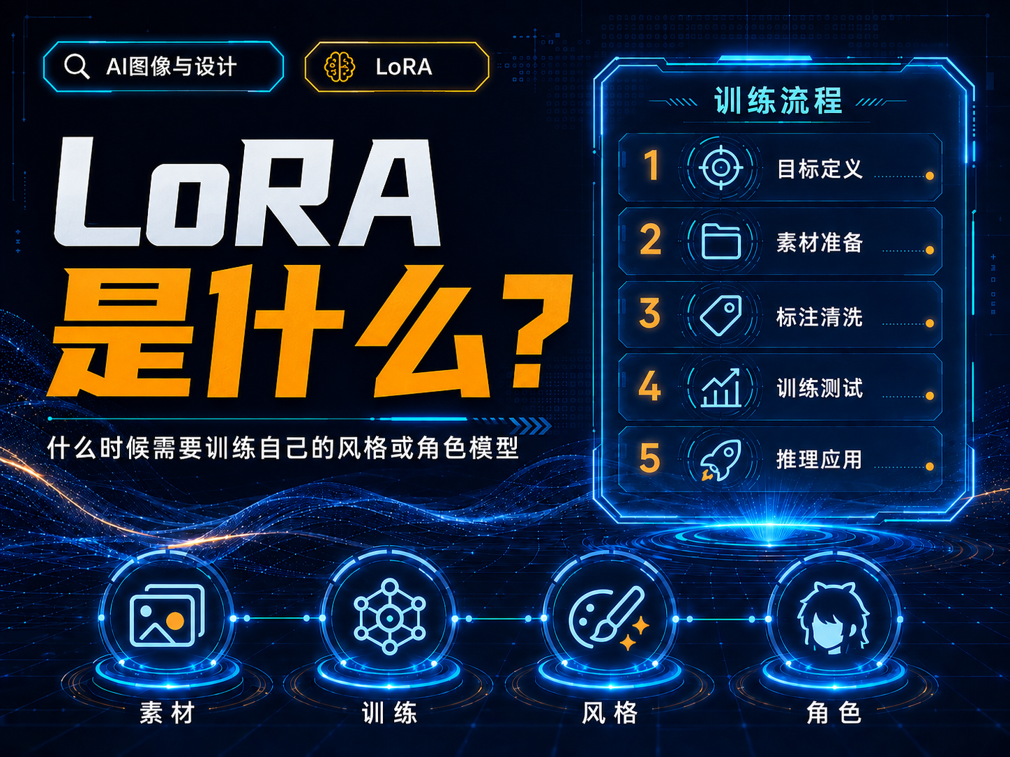 LoRA是什么？什么时候需要训练自己的风格或角色模型