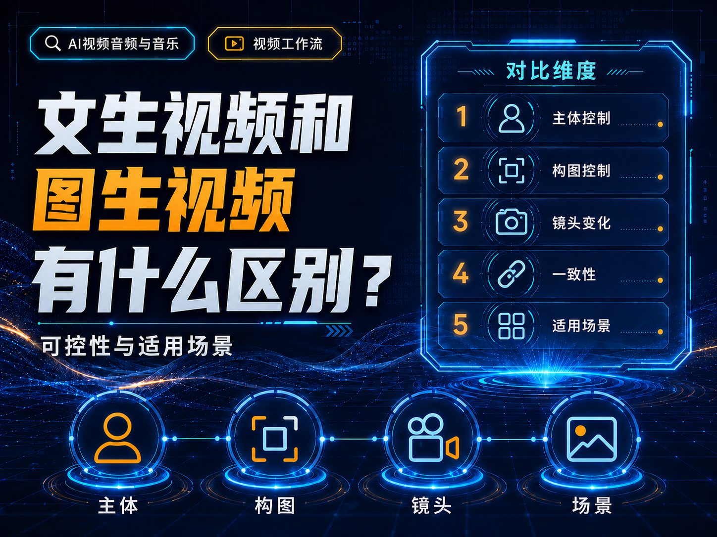文生视频和图生视频有什么区别？可控性与适用场景