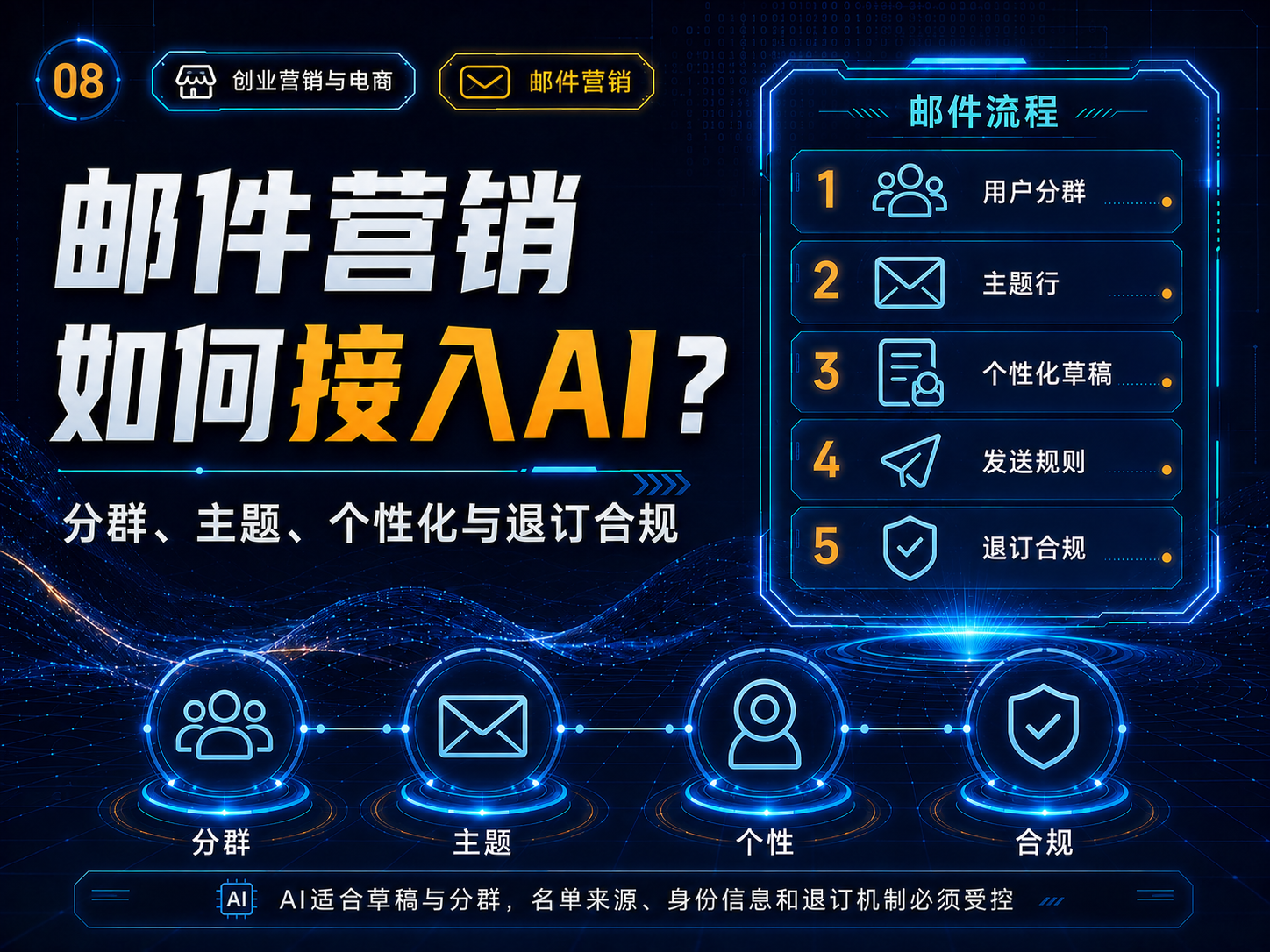 邮件营销如何接入AI？分群、主题、个性化与退订合规